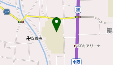 田原本町立北中学校の地図画像