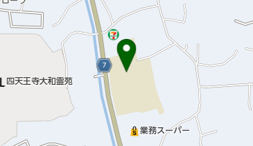 奈良市立富雄中学校の地図画像