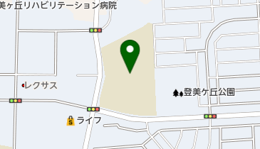 奈良市立登美ケ丘北中学校の地図画像