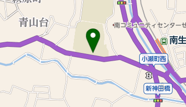 生駒市立生駒南小学校の地図画像