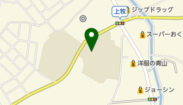 上牧町立上牧小学校の地図画像