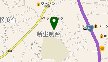 生駒市立生駒台幼稚園の地図画像