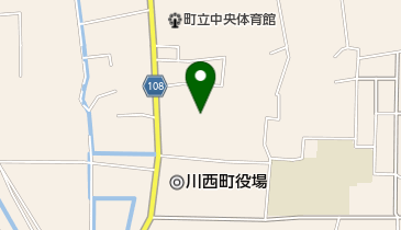 川西町立認定こども園川西幼稚園の地図画像