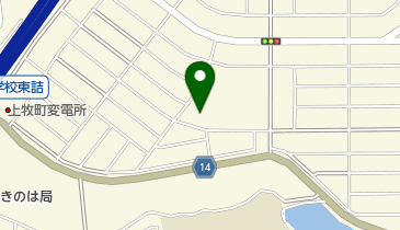 上牧町立上牧幼稚園の地図画像