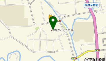 平群町立はなさとこども園の地図画像
