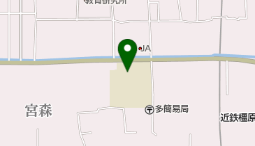 奈良県立高等養護学校の地図画像