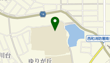 奈良県立西和養護学校の地図画像
