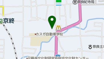 奈良市立看護専門学校の地図画像