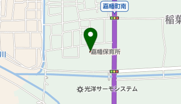 嘉幡保育所の地図画像