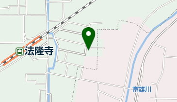 斑鳩町立あわ保育園の地図画像