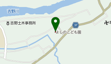 吉野町立よしのこども園の地図画像