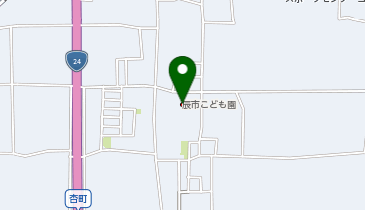 奈良市立辰市こども園の地図画像