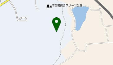 河合町立かがやきの森こども園の地図画像