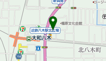 近鉄百貨店橿原店の地図画像