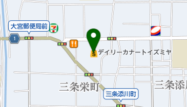 デイリーカナートイズミヤ新大宮店の地図画像