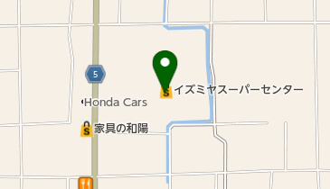 イズミヤスーパーセンター広陵店の地図画像