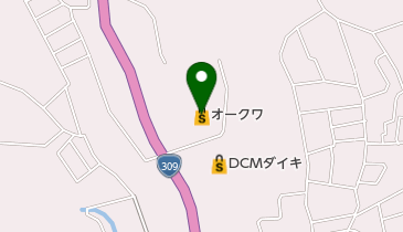 オークワ大淀西店の地図画像