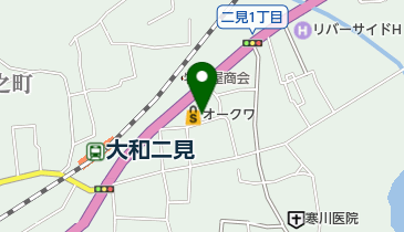 オークワ五条店の地図画像