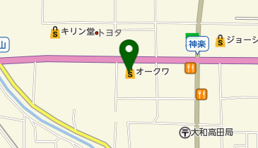 オークワ高田神楽店の地図画像