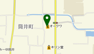 オークワ大和郡山筒井北店の地図画像