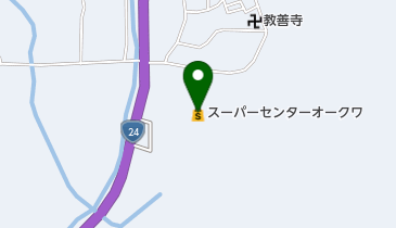 スーパーセンターオークワ御所店の地図画像