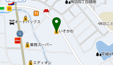 いそかわ押熊店の地図画像