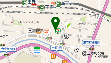 ラッキー王寺店の地図画像