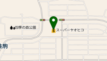 スーパーヤオヒコ北大和店の地図画像