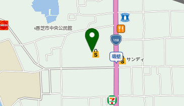 万代香芝下田店の地図画像