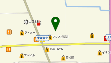 ロピアフレスポ桜井店の地図画像
