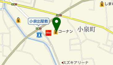 ホームセンターコーナン大和郡山店の地図画像