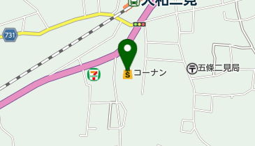コーナンホームストック五條二見店の地図画像
