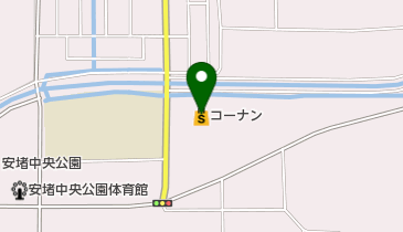 ホームセンターコーナン安堵店の地図画像