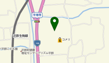 コメリパワー平群店の地図画像
