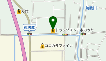 ドラッグストア木のうた橿原坊城店の地図画像