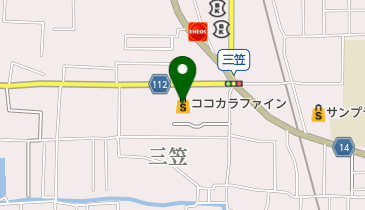 ココカラファイン田原本店の地図画像