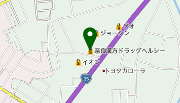 奈良漢方ドラッグヘルシーの地図画像