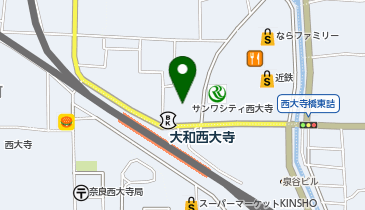 マツモトキヨシ大和西大寺駅前店の地図画像