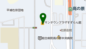 ドラッグストア木のうた高の原すずらん館店の地図画像