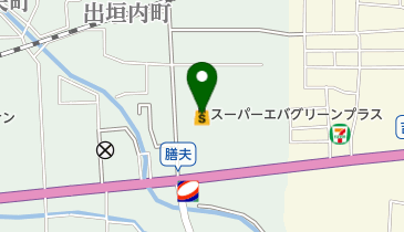 スーパーエバグリーンプラス橿原膳夫店の地図画像