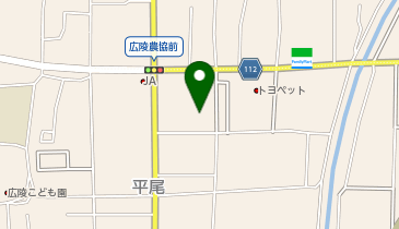 スーパーエバグリーン広陵店の地図画像