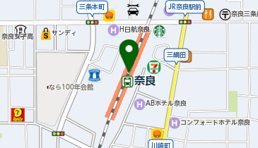 マツモトキヨシビエラ奈良店の地図画像