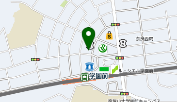 ミラドラ学園前駅店の地図画像