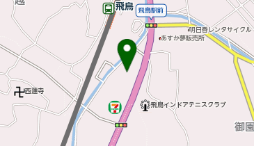 スーパーエバグリーン飛鳥店の地図画像