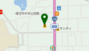 ジャンボスクエア香芝の地図画像