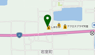 ファッションセンターしまむら天理店の地図画像
