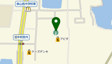 ハニーズ大和郡山店の地図画像
