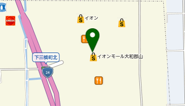 タカキューイオンモール大和郡山店の地図画像