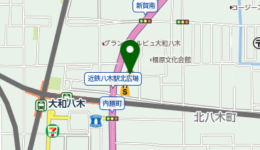 ミキハウス橿原近鉄店の地図画像