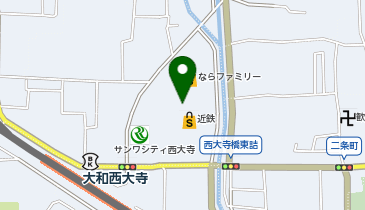 ミキハウス奈良近鉄店の地図画像